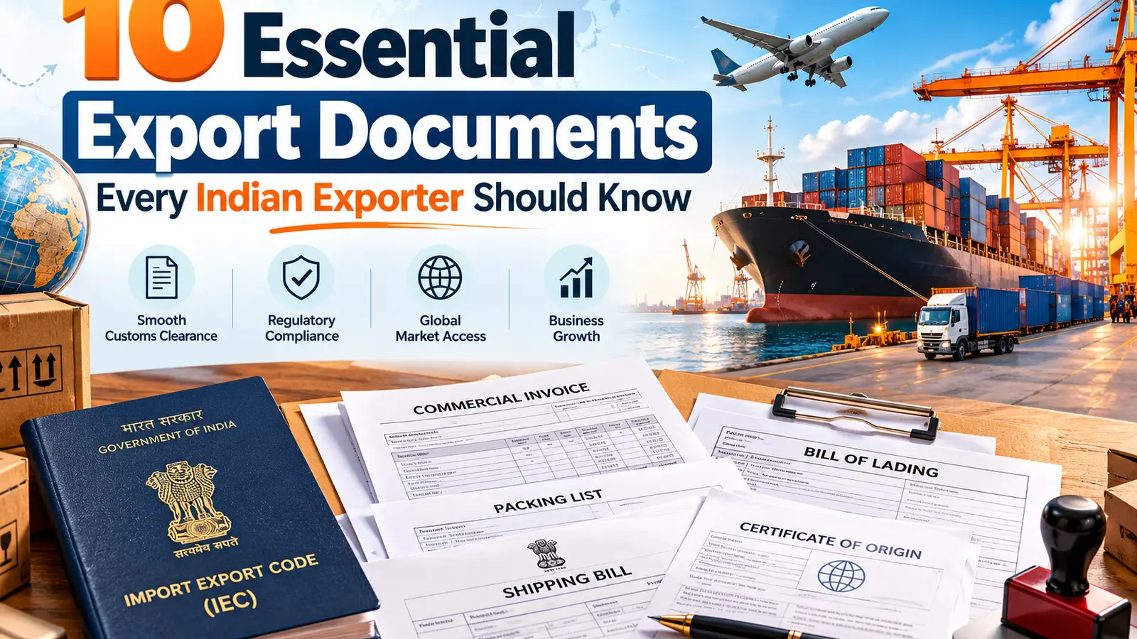 10 Essential Export Documents Every Indian Exporter Should Know